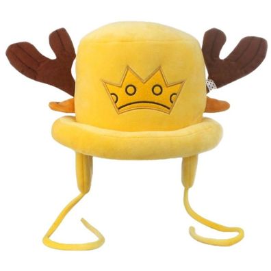 One Piece Krone Gelbe Cosplay Fleece Hut One Piece Cap Snapback Eimerhüte Bucket Hat