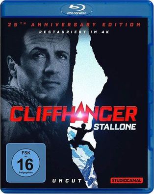 Cliffhanger (BR) 25th A.E. -uncut- 25th Anniversary Edition, Remastered