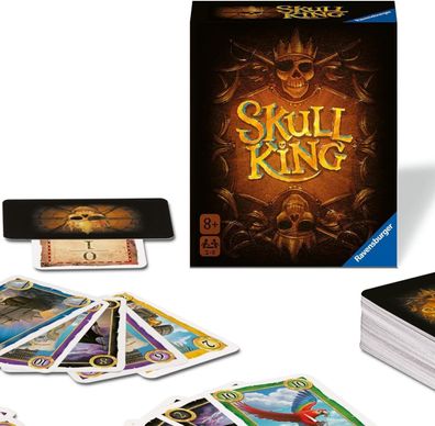 Ravensburger Spiel 22578 - Skull King - Stichkartenspiel für 2-8 Spieler Kinder