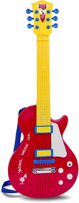 Bontempi 24 5831 Elektronische Rockgitarre Mehrfarbige Gitarre Kinder Instrument