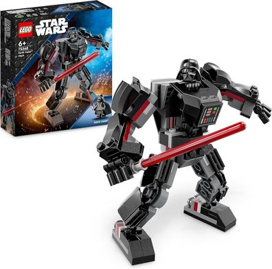 LEGO Star Wars Darth Vader Mech, baubares Actionfiguren-Modell mit Gelenkteilen
