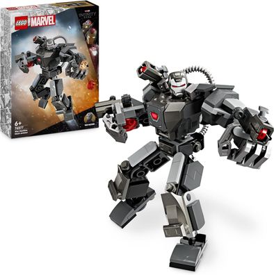 LEGO Marvel War Machine Mech, baubares Superhelden-Spielzeug mit 3 Shootern