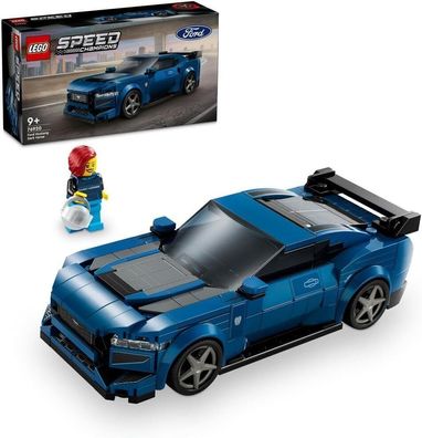 LEGO Speed Champions Ford Mustang Dark Horse Sportwagen, Auto-Spielzeug Kinder
