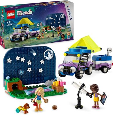 LEGO Friends Sterngucker-Campingfahrzeug Set mit Geländewagen-Auto, Spielzeug