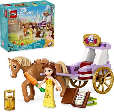 LEGO Disney Princess Belles Pferdekutsche, Prinzessinnen-Set, Mädchen Spielzeug