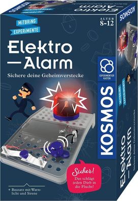 Kosmos 658083 Elektro-Alarm, Sichere Geheimverstecke, Elektro-Bausatz für Kinder