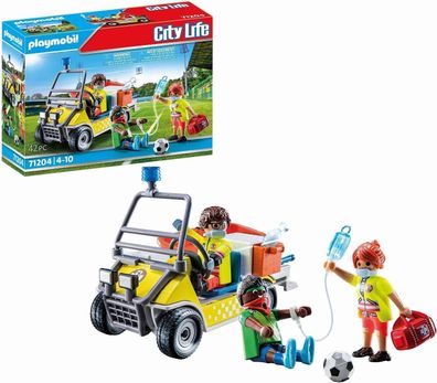 Playmobil City Life 71204 Rettungscaddy, Spielzeug für Kinder ab 4 Jahren