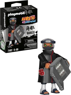 Playmobil Naruto Shippuden 71102 Kakuzu im schwarzem Mantel mit roten Wolken