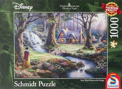 Schmidt Spiele 59485 Thomas Kinkade, Disney Schneewittchen, 1000 Teile Puzzle