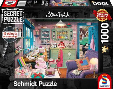 Schmidt Spiele 59653 Großmutters Stube, 1000 Teile Puzzle Kinder Erwachsene