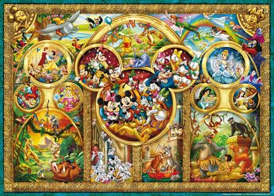 Ravensburger Puzzle 15266 - Die schönsten Disney Themen - 1000 Teile Disney