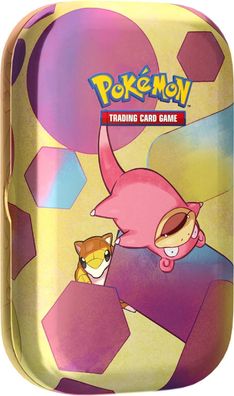 Pokémon-Sammelkartenspiel: Mini-Tin-Box Karmesin & Purpur – (2 Boosterpacks)