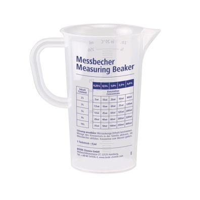 BODE Messbecher 250 ml | Karton (1 Stück)