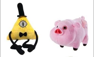 New Gravity Falls Waddles Piggy Plush Toys Stuffed Animal Doll Kids Xmas Gift DE