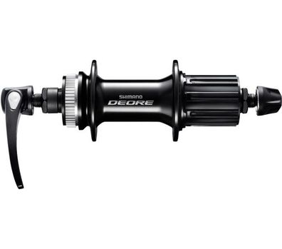 Shimano Hinterradnabe DEORE FH-M6000, 32 L, QR 168 mm, 135 mm, schwarz
