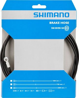 Shimano Bremsleitung SM-BH90-SB, 2000 mm, schwarz