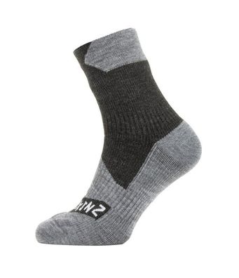 SealSkinz All Weather Ankle Socken Gr. XL 47 - 49 schwarz grau