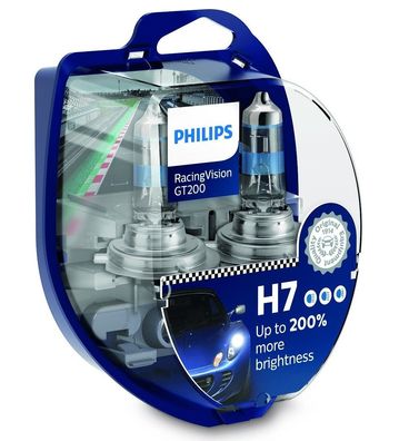 Philips H7 12V 55W PX26d RacingVision GT200 2 St.