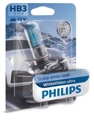 Philips HB3 12V 60W P20d WhiteVision Ultra 1St.