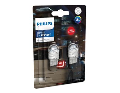 Philips LED W21W R 12V 1,73W W3x16d Ultinon Pro 3100 2St.