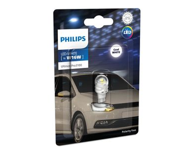 Philips LED W16W 12V 1,8W W2.1x9.5d Ultinon Pro 3100 6000K 1St.
