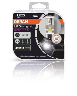 OSRAM LEDriving® HL EASY H1 12V 9W P14,5s 6500K White 2St.