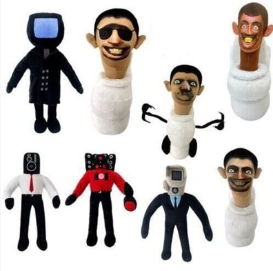 Skibidi Toilet Plush Television Man Plush TV Man Doll Cameraman Plush Toys DE