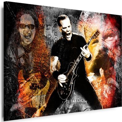 Leinwand Bilder Metallica Band Musik Kunstdruck Wandbilder