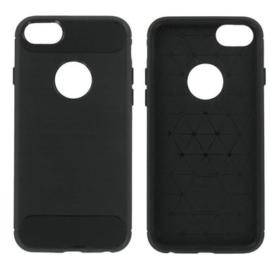 Apple iPhone 6/7/8 Silikon Protective Case Schutzhülle Handy Hülle Cover Schwarz
