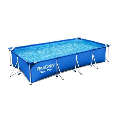 Pool Steel Pro 400x211x81cm blau