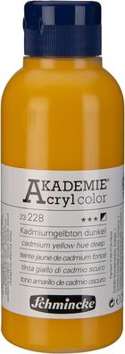 Schmincke Akademie Acryl Color 250ml Kadmiumgelbton dunkel Acryl 23228027