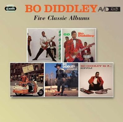 Bo Diddley: Five Classic Albums - Avid - (CD / Titel: H-P)