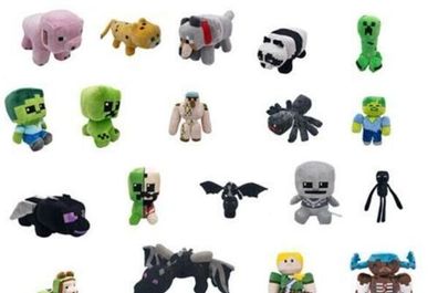 Minecraft Anime Plush Toys Enderman Bee Animal Kids Plushies Stuffed Doll Kids