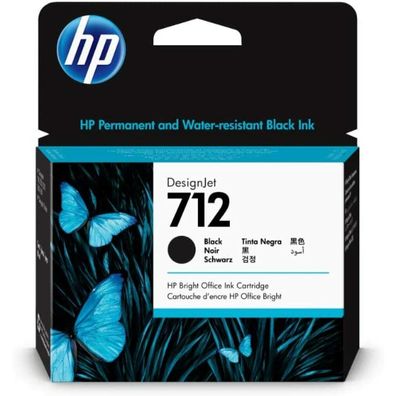 HP HP Ink No 712 HP712 HP 712 Black Schwarz (3ED71A)