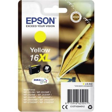 Epson Epson Ink No 16XL Epson16XL Epson 16XL Yellow Gelb HC (C13T16344012)