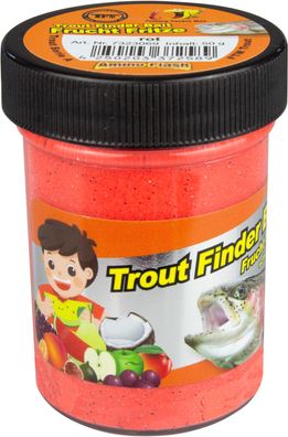 FTM Trout Finder Bait Forellenteig Frucht Fritze 50 Gramm rot