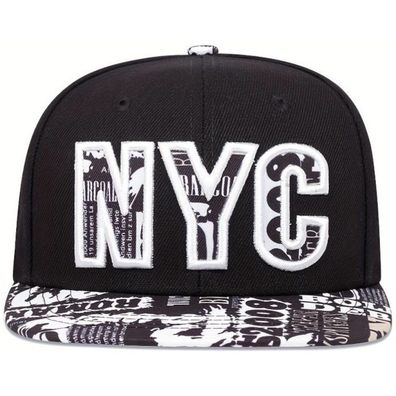 NYC Snapback Caps Kappen New York Baseball Cap NY Kappe N.Y. City Schwarze Capy