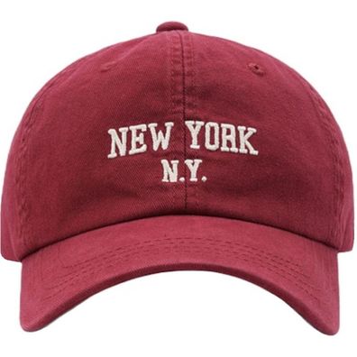 New York Dad Caps Kappen NY Baseball Cap NYC Kappe N.Y. City Weinrote Capy