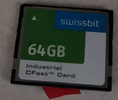 SFCA64GBH2BV4TO -I-NU-226-STD Swissbit, industrial CFast, F-60 Serie, MLC, 64GB - ...