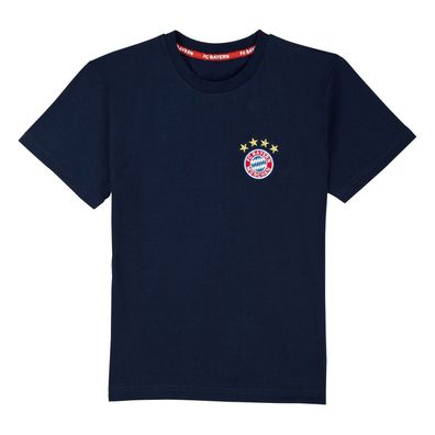 FC Bayern München - Kinder T-Shirt Classic - navy Gr. 176