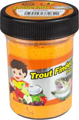 FTM Trout Finder Bait Forellenteig Frucht Fritze 50 Gramm orange