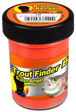 FTM Trout Finder Bait Forellenteig Braten-Bengel 50 Gramm rot