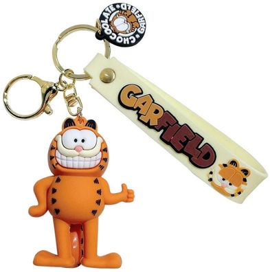 Garfield Cartoon Schlüsselanhänger Schlüsselring Heroes Schlüsselbund Keychain