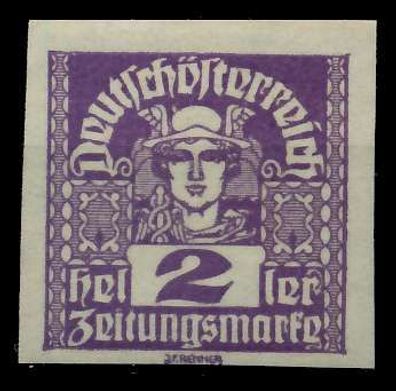 Österreich 1920 21 Zeitungsmarken Nr 293x postfrisch X7A8906