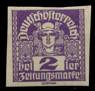 Österreich 1920 21 Zeitungsmarken Nr 293x postfrisch X7A889A