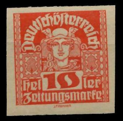 Österreich 1920 21 Zeitungsmarken Nr 299x postfrisch X7A88D2