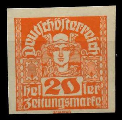 Österreich 1920 21 Zeitungsmarken Nr 303x postfrisch X7A88E6