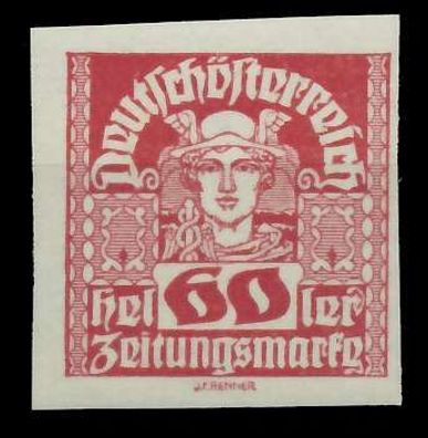Österreich 1920 21 Zeitungsmarken Nr 306x postfrisch X7A8932