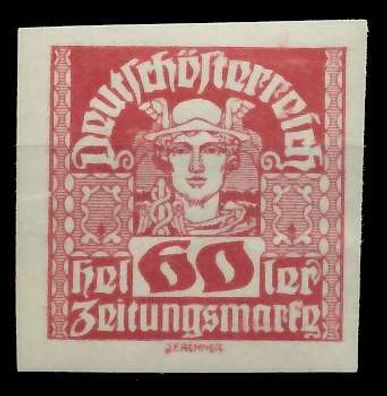 Österreich 1920 21 Zeitungsmarken Nr 306x postfrisch X7A894A