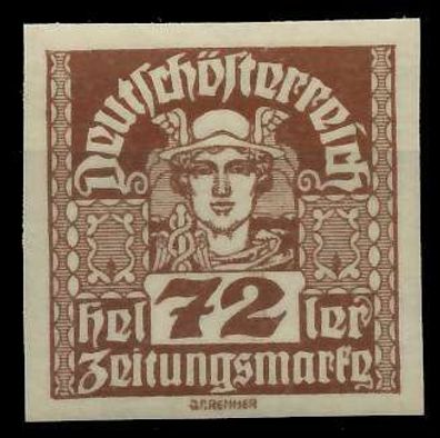 Österreich 1920 21 Zeitungsmarken Nr 307x postfrisch X7A894E